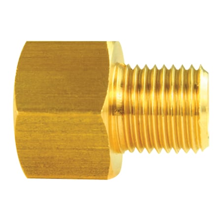 Ags Brass Adapter, Female(5/8-18 Inverted), Male(1/2-20 Inverted), 10/bag BLF-18